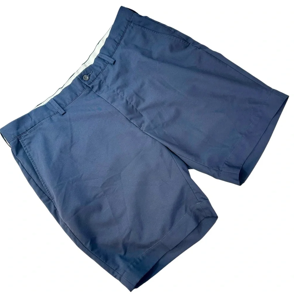 Polo Ralph Lauren Classic Fit Flat Front Shorts, Navy Blue, 36 Waist
